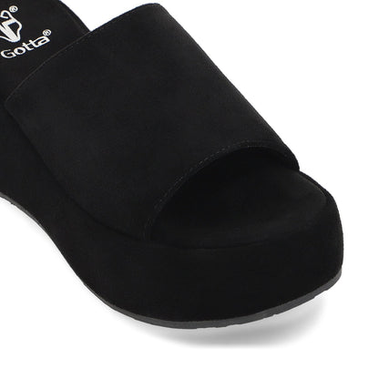 Sandalia Negra Mujer 45824 - Gotta Mexico