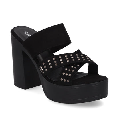 Sandalia Negra Mujer 45964