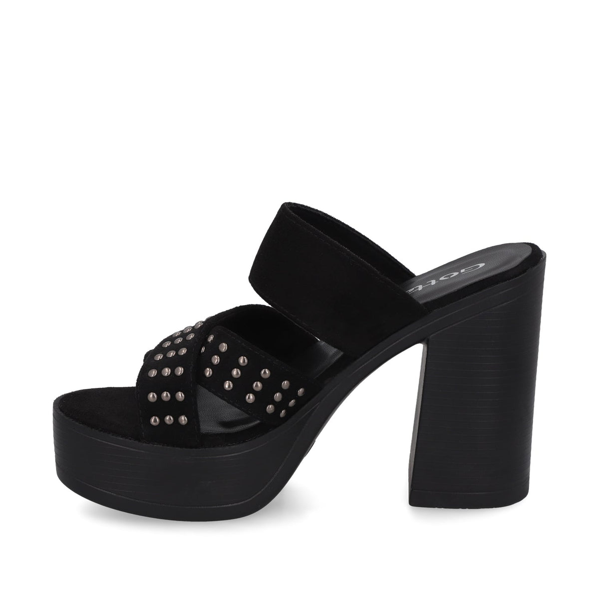 Sandalia Negra Mujer 45964