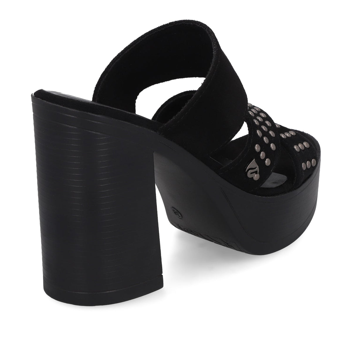 Sandalia Negra Mujer 45964