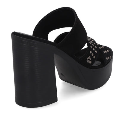Sandalia Negra Mujer 45964