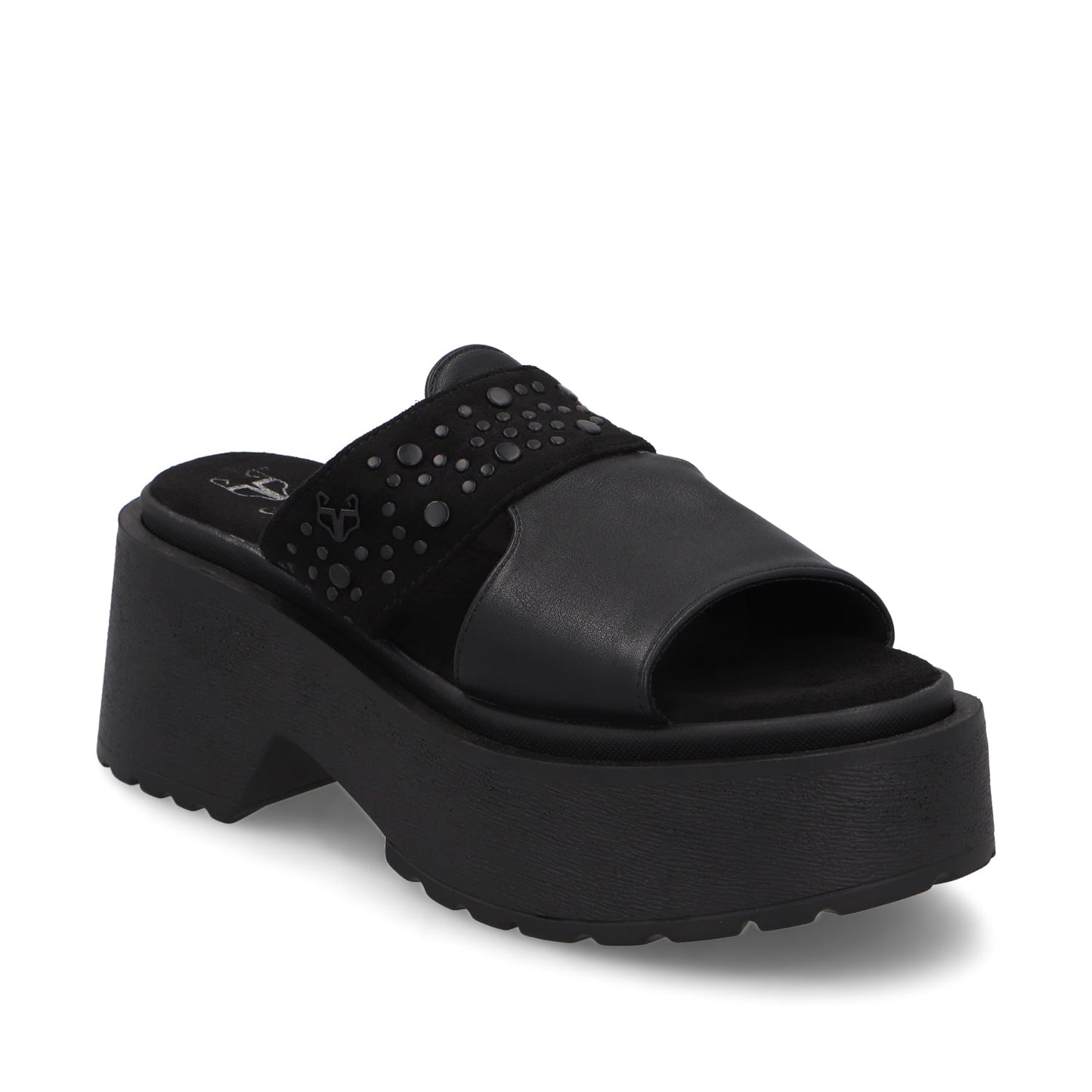 Sandalia Negra Mujer 45983