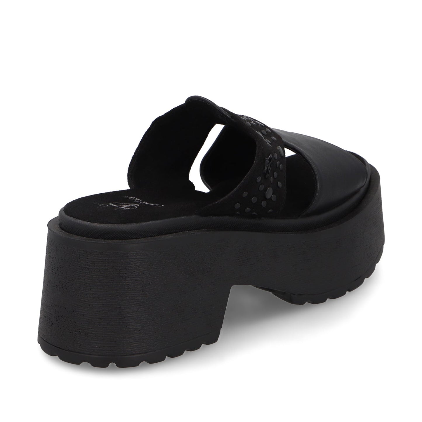 Sandalia Negra Mujer 45983