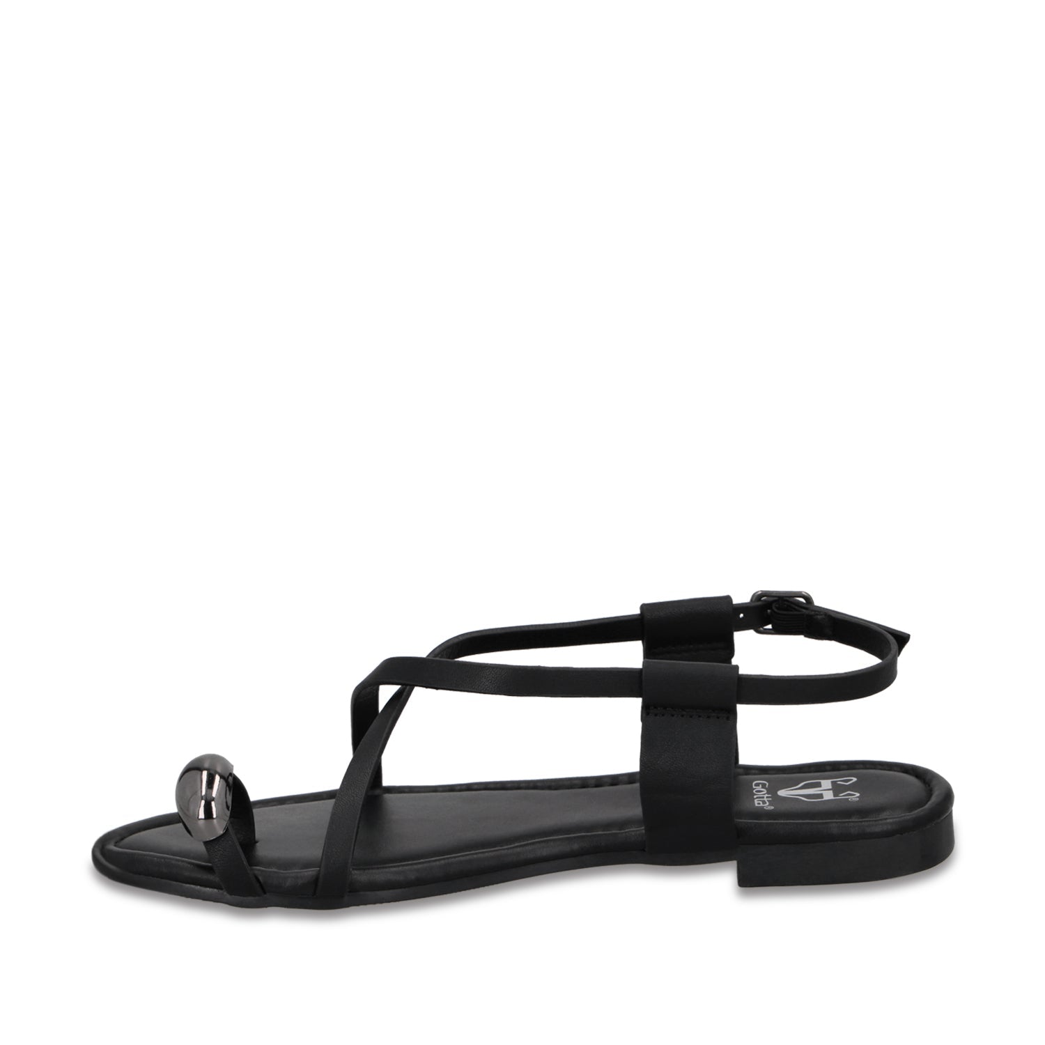 Sandalia Negra Mujer 64121 - Gotta Mexico