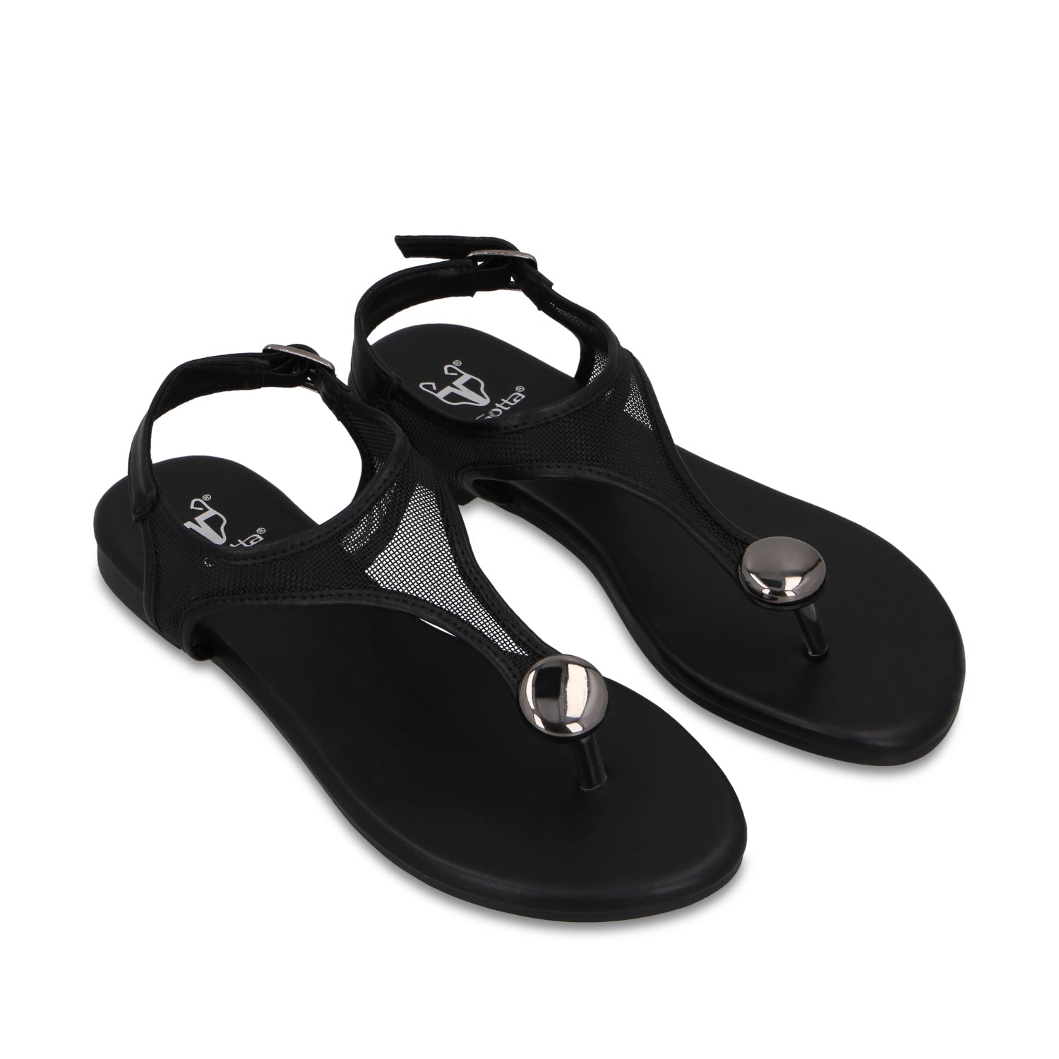 Sandalia Negra Mujer 64122 - Gotta Mexico