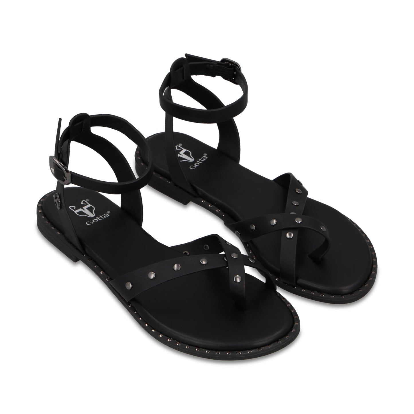 Sandalia Negra Mujer 64140 - Gotta Mexico