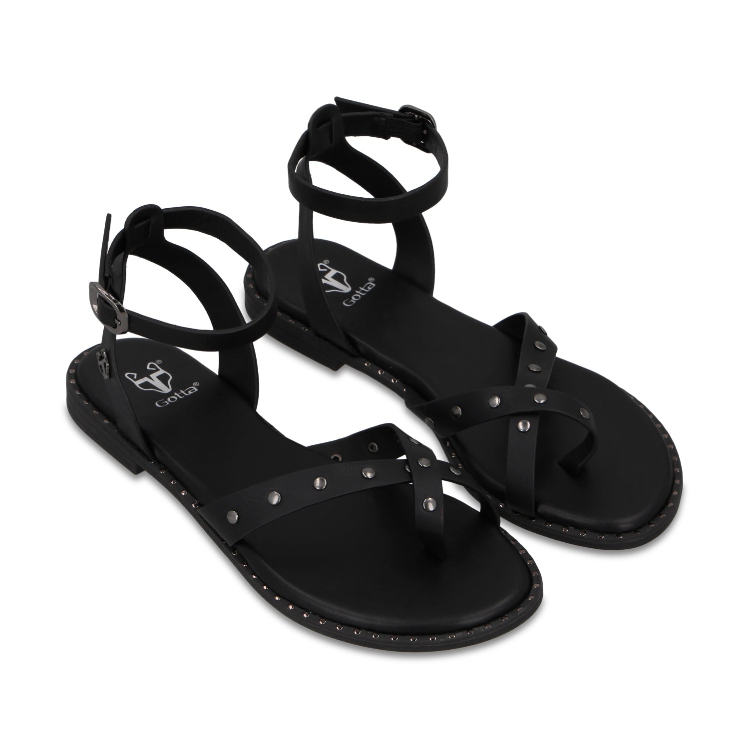 Sandalia Negra Mujer 64140 - Gotta Mexico
