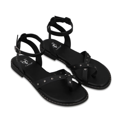 Sandalia Negra Mujer 64140 - Gotta Mexico