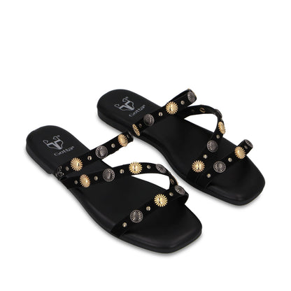 Sandalia Negra Mujer 64141 - Gotta Mexico