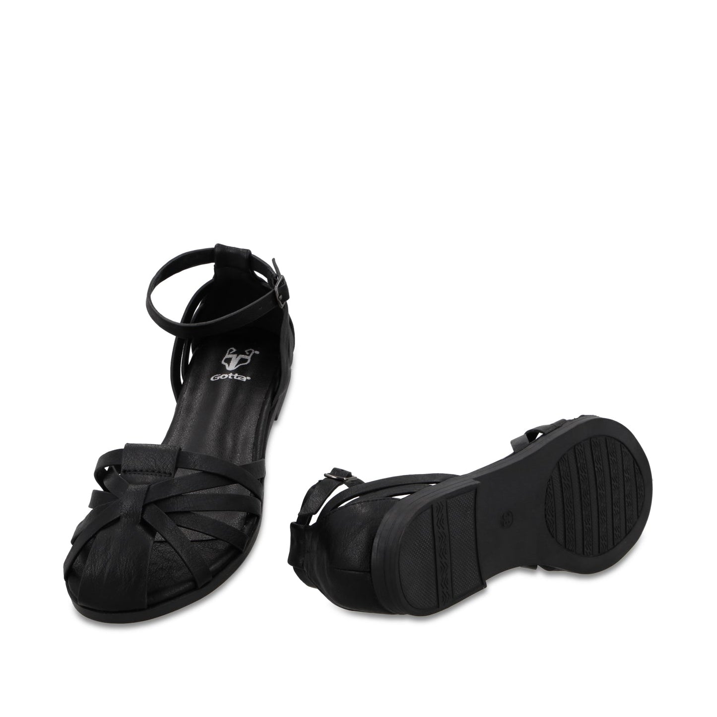 Sandalia Negra Mujer 64161 - Gotta Mexico