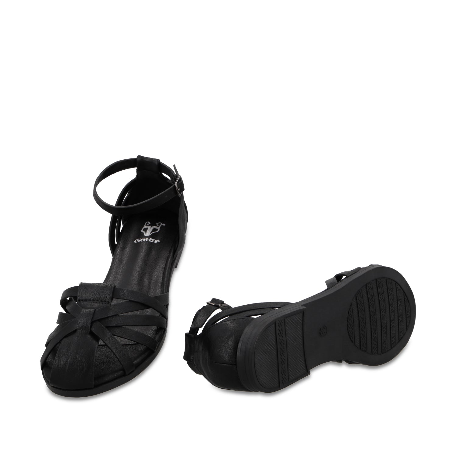 Sandalia Negra Mujer 64161 - Gotta Mexico