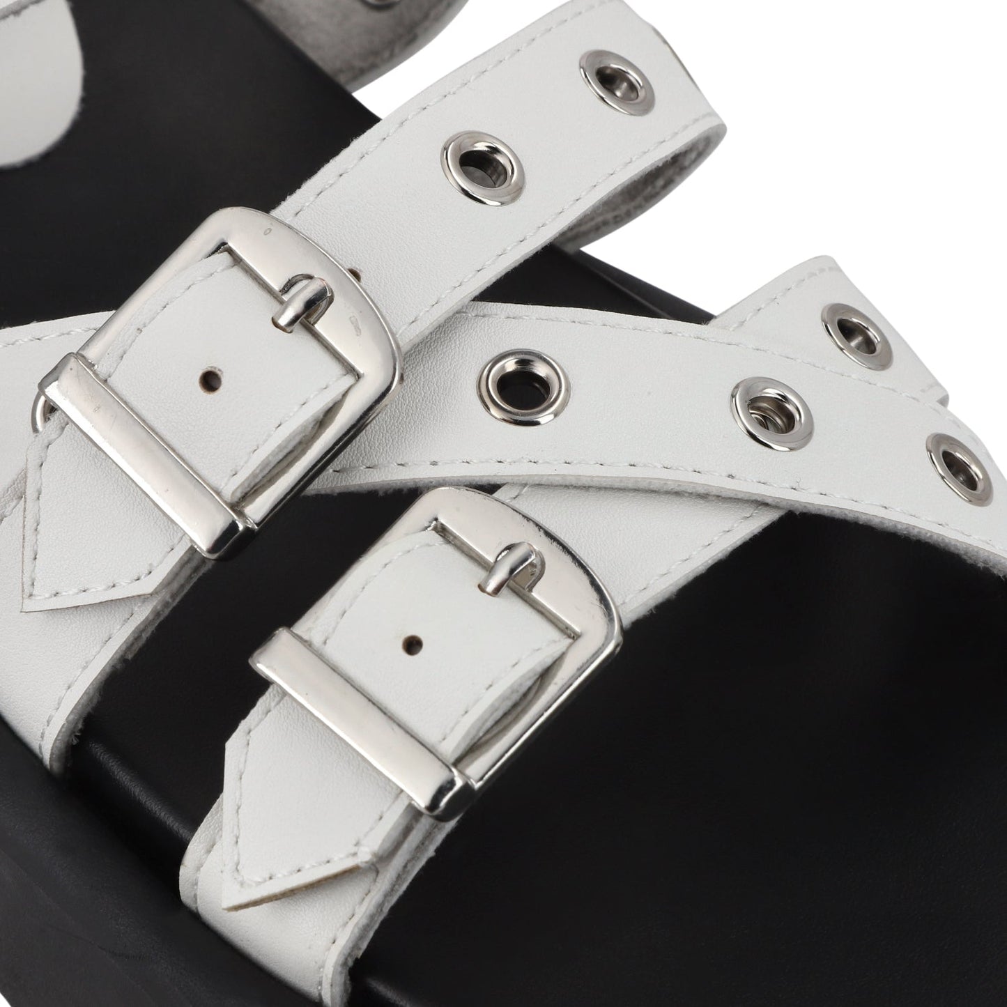 Sandalia Plana Blanca Mujer 55950
