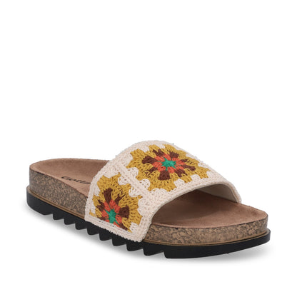 Sandalia Plana Multicolor Mujer 52030