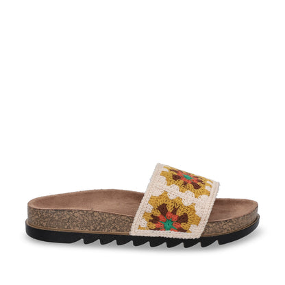 Sandalia Plana Multicolor Mujer 52030