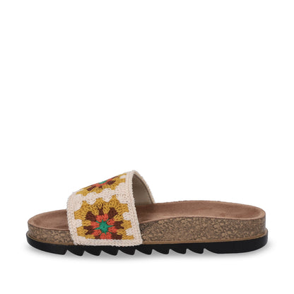 Sandalia Plana Multicolor Mujer 52030