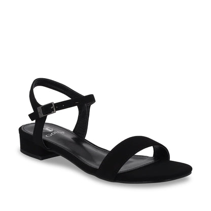 Sandalia Plana Negra Mujer 55201 - Gotta Mexico