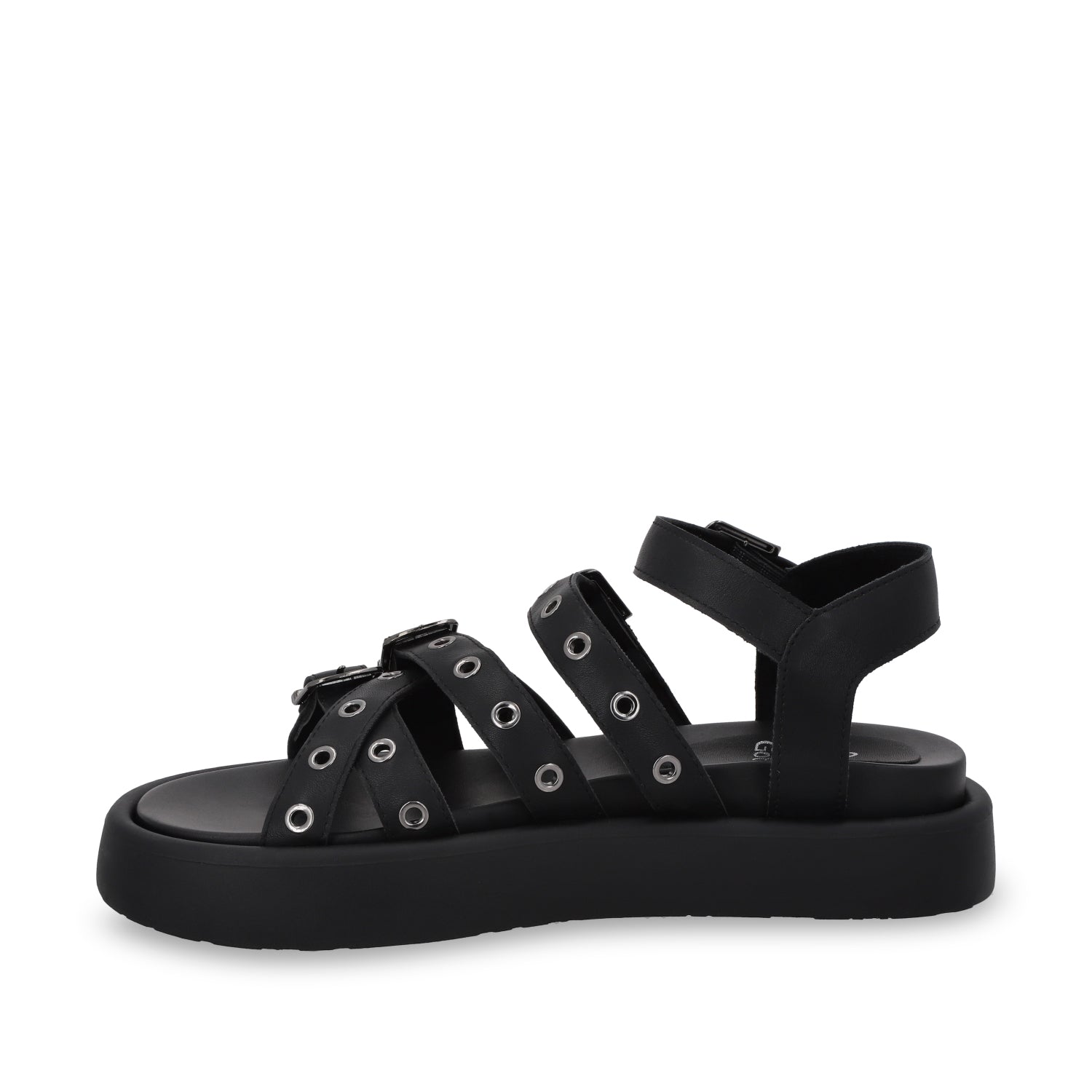Sandalia Plana Negra Mujer 55950 - Gotta Mexico