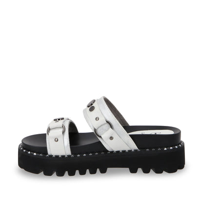 Sandalia Plano Blanco Mujer 1573B