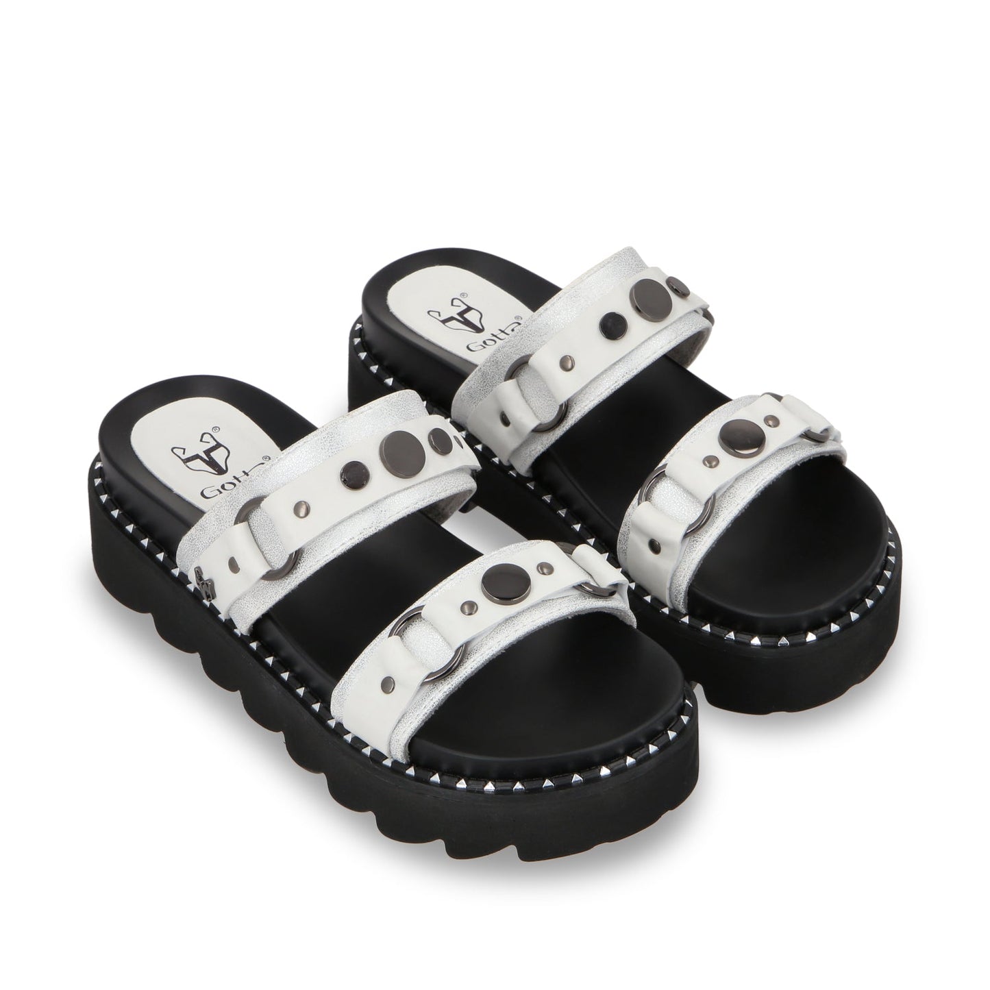 Sandalia Plano Blanco Mujer 1573B