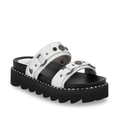 Sandalia Plano Blanco Mujer 1573B