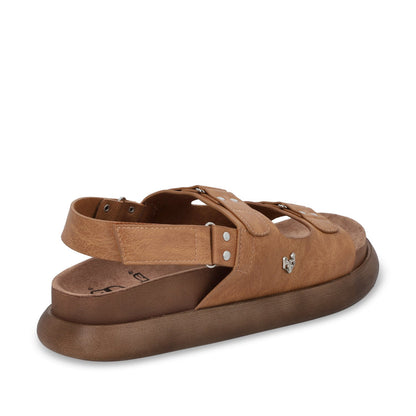 Sandalia Plano Café Mujer 53701