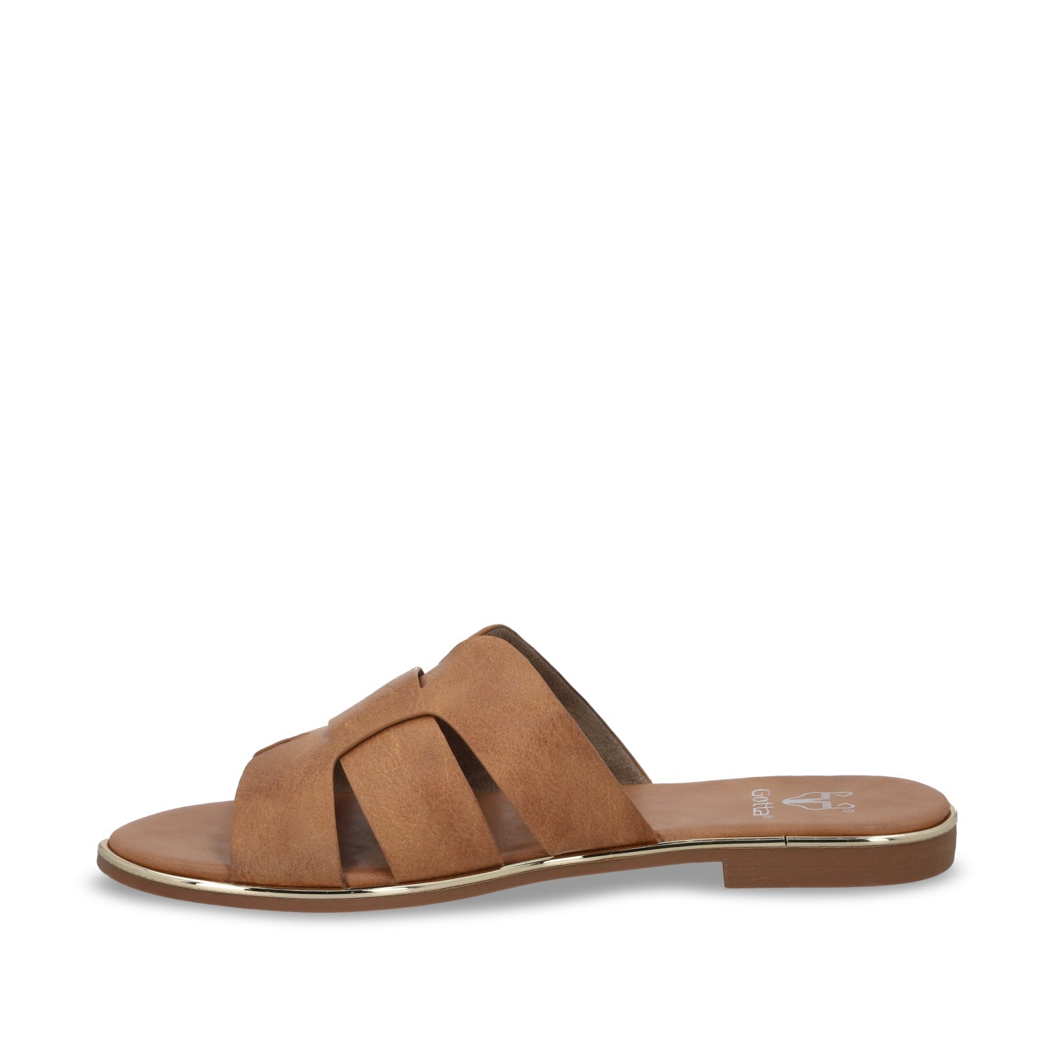 Sandalia Plano Camel Mujer 55210 - Gotta Mexico