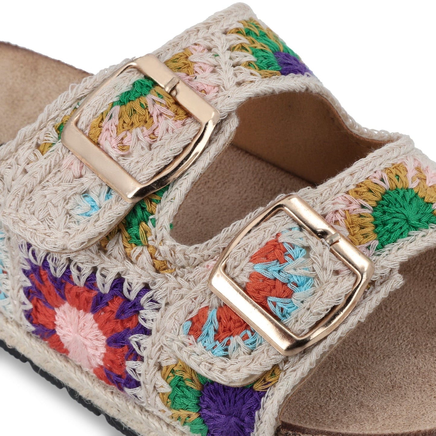Sandalia Plano Multicolor Mujer 52040