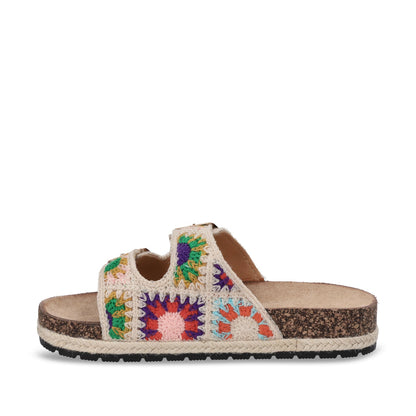 Sandalia Plano Multicolor Mujer 52040
