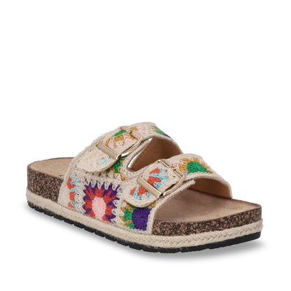 Sandalia Plano Multicolor Mujer 52040