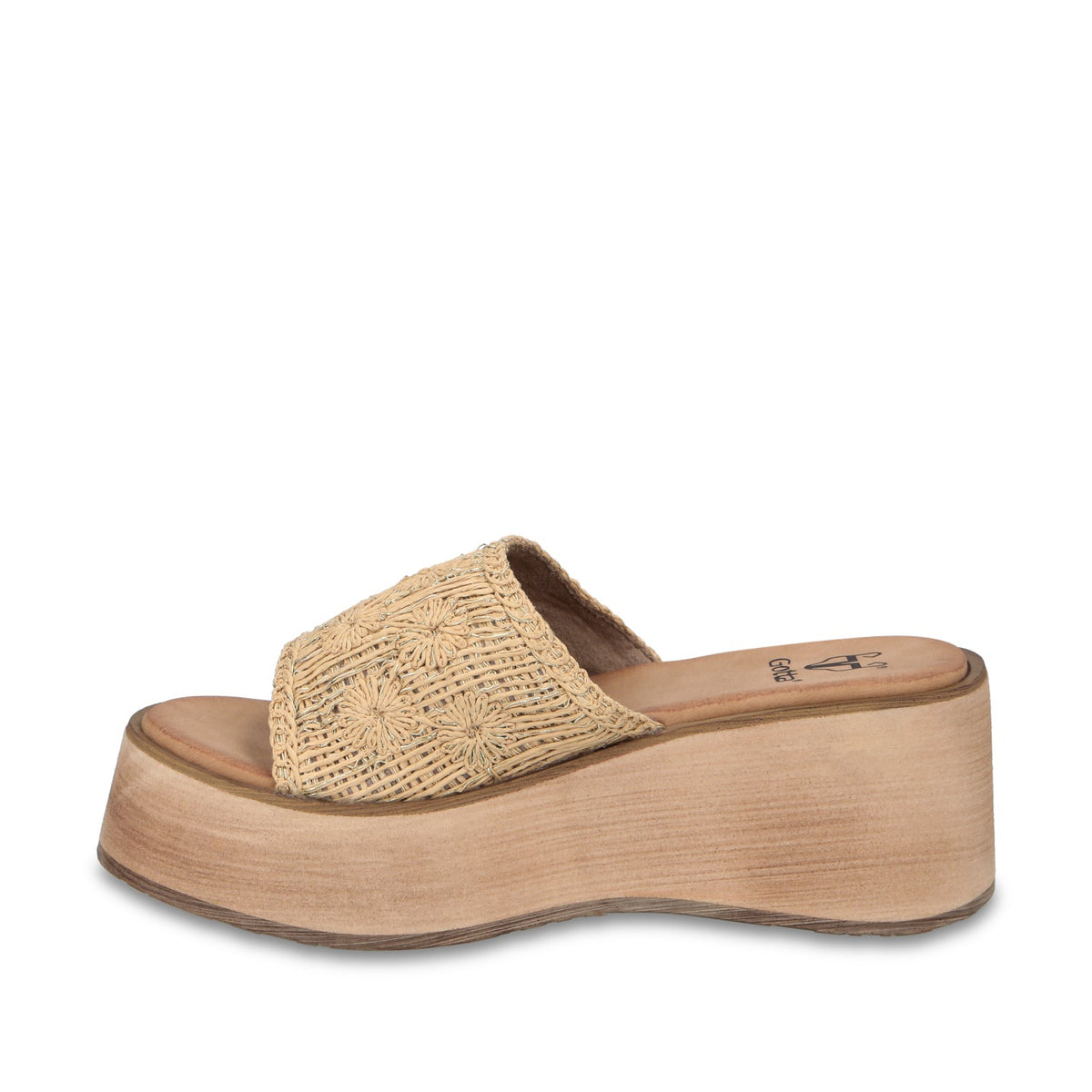 Sandalia Plataforma Beige Mujer 45843 - Gotta Mexico