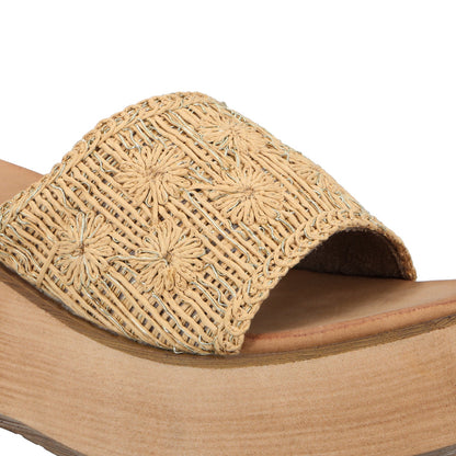 Sandalia Plataforma Beige Mujer 45843 - Gotta Mexico