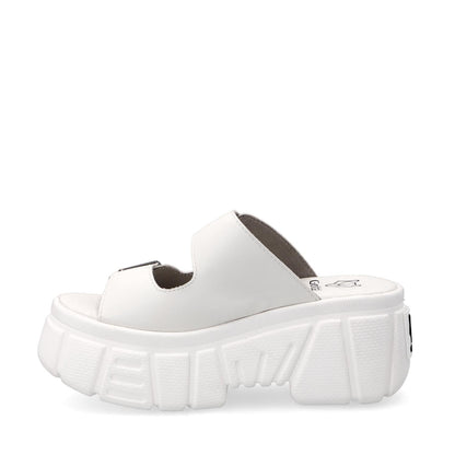 Sandalia Plataforma Blanca Mujer 35171