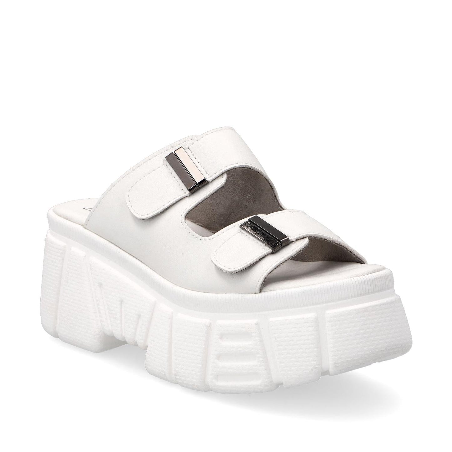 Sandalia Plataforma Blanca Mujer 35171