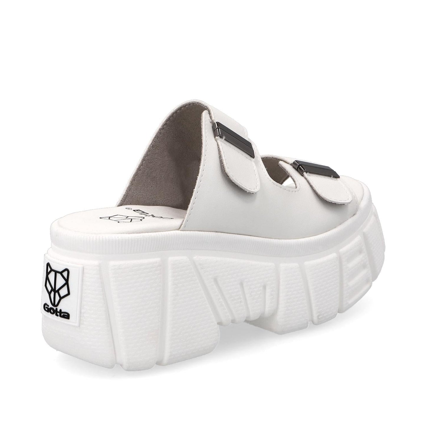 Sandalia Plataforma Blanca Mujer 35171