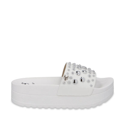 Sandalia Plataforma Blanca Mujer 64020 - Gotta Mexico