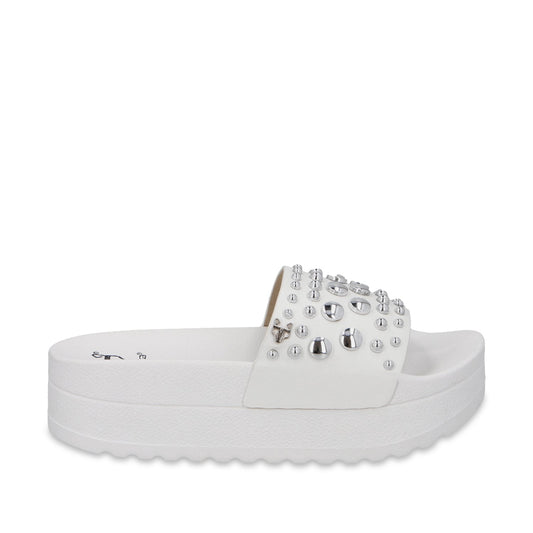 Sandalia Plataforma Blanca Mujer 64020 - Gotta Mexico