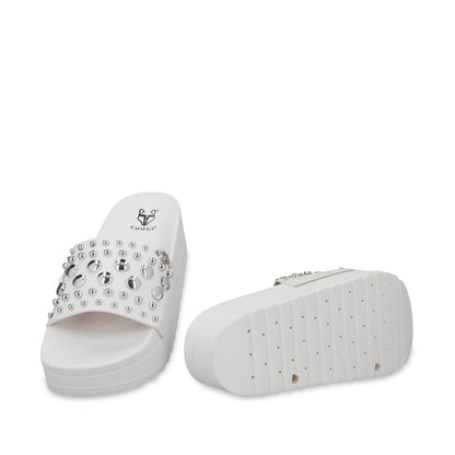 Sandalia Plataforma Blanca Mujer 64020 - Gotta Mexico