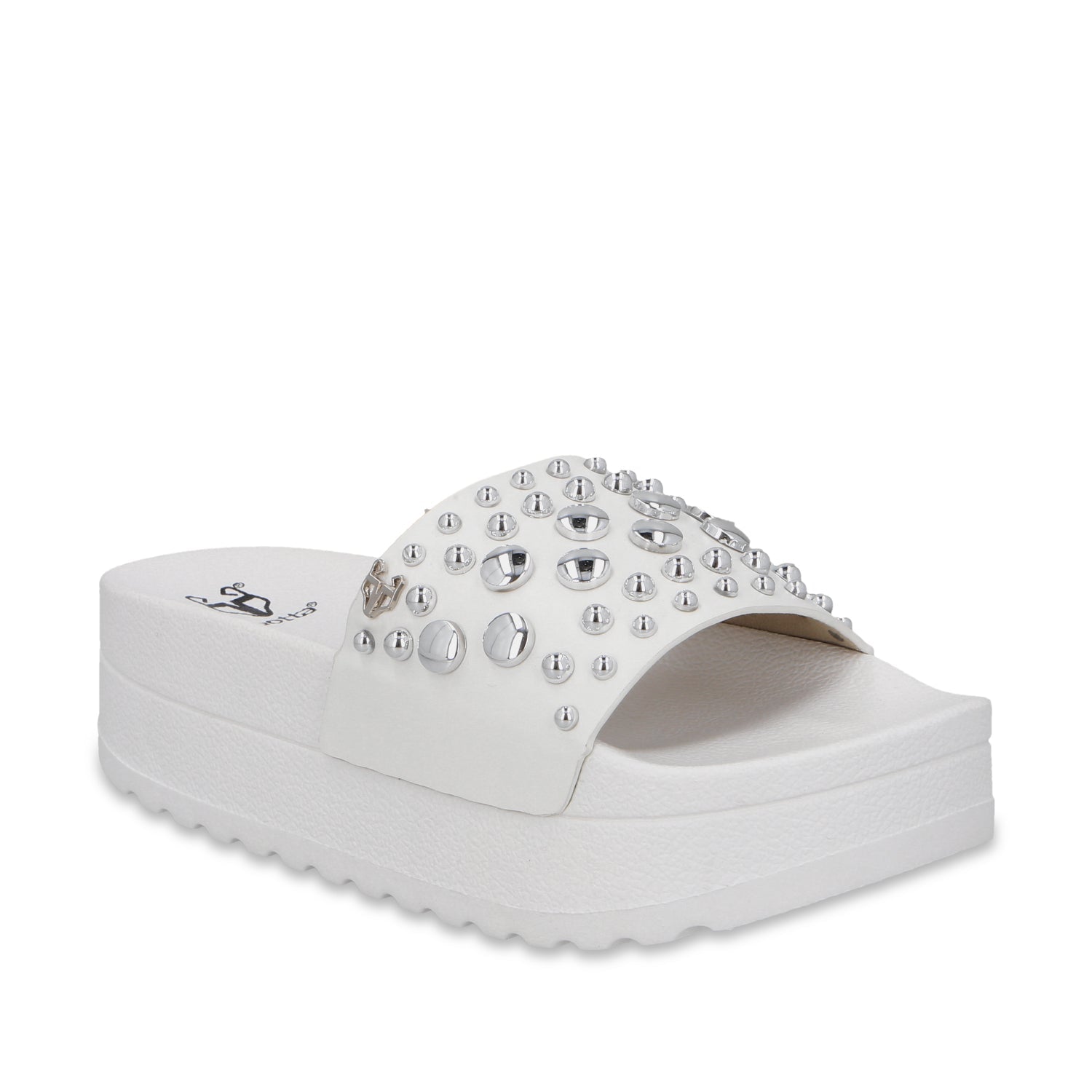 Sandalia Plataforma Blanca Mujer 64020 - Gotta Mexico