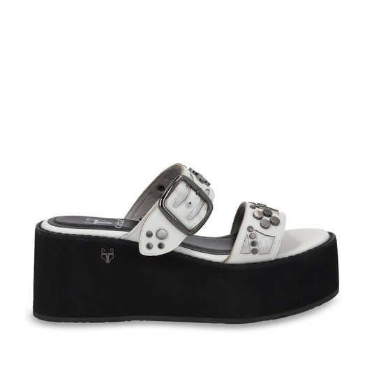 Sandalia Plataforma Blanco Mujer 15620 - Gotta Mexico