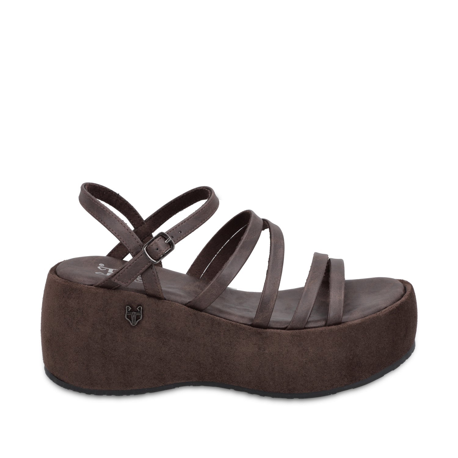 Sandalia Plataforma Café Mujer 45822 - Gotta Mexico