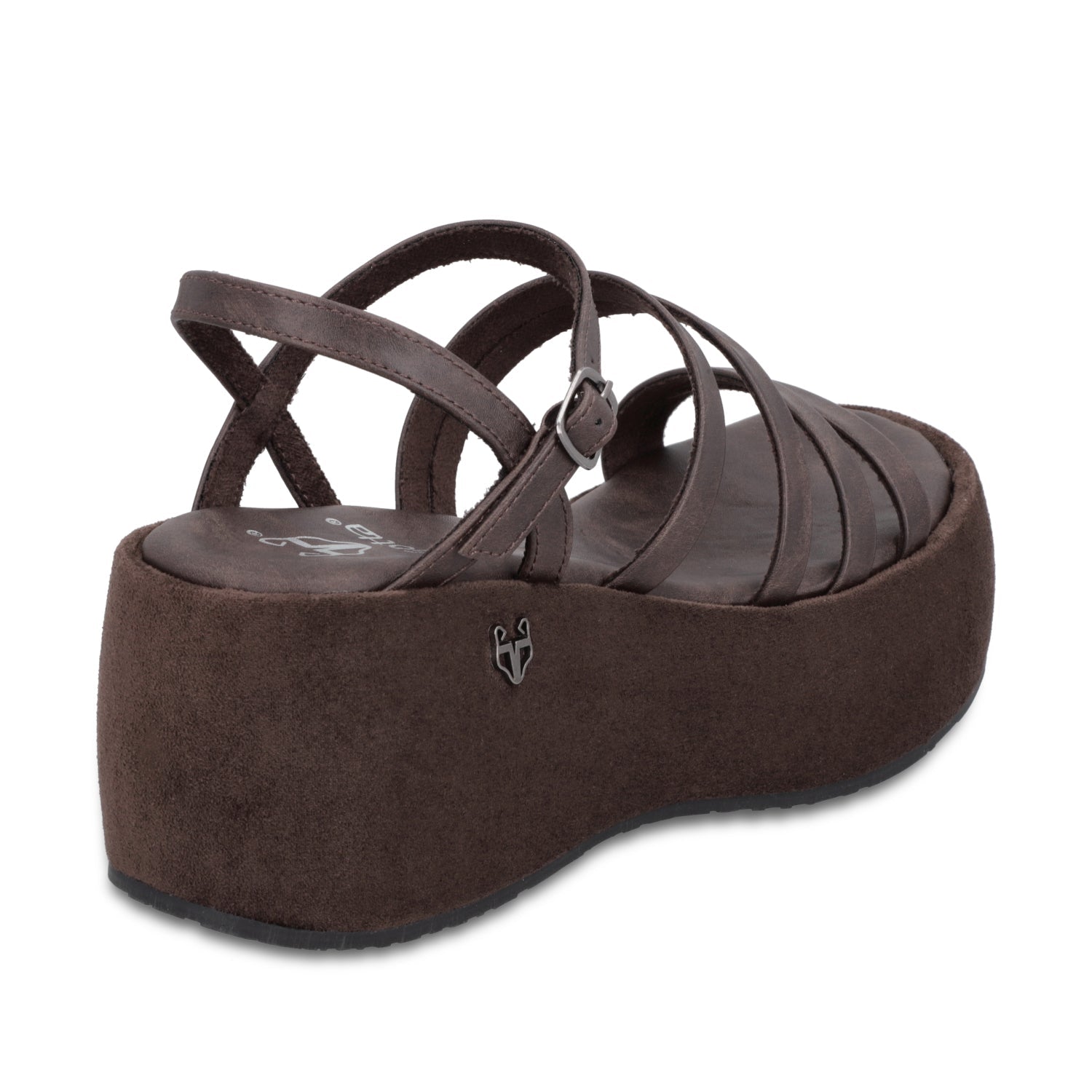 Sandalia Plataforma Café Mujer 45822 - Gotta Mexico