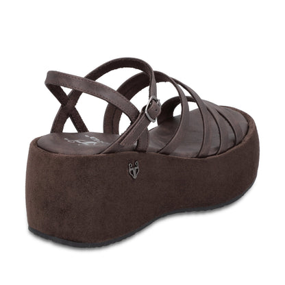 Sandalia Plataforma Café Mujer 45822 - Gotta Mexico