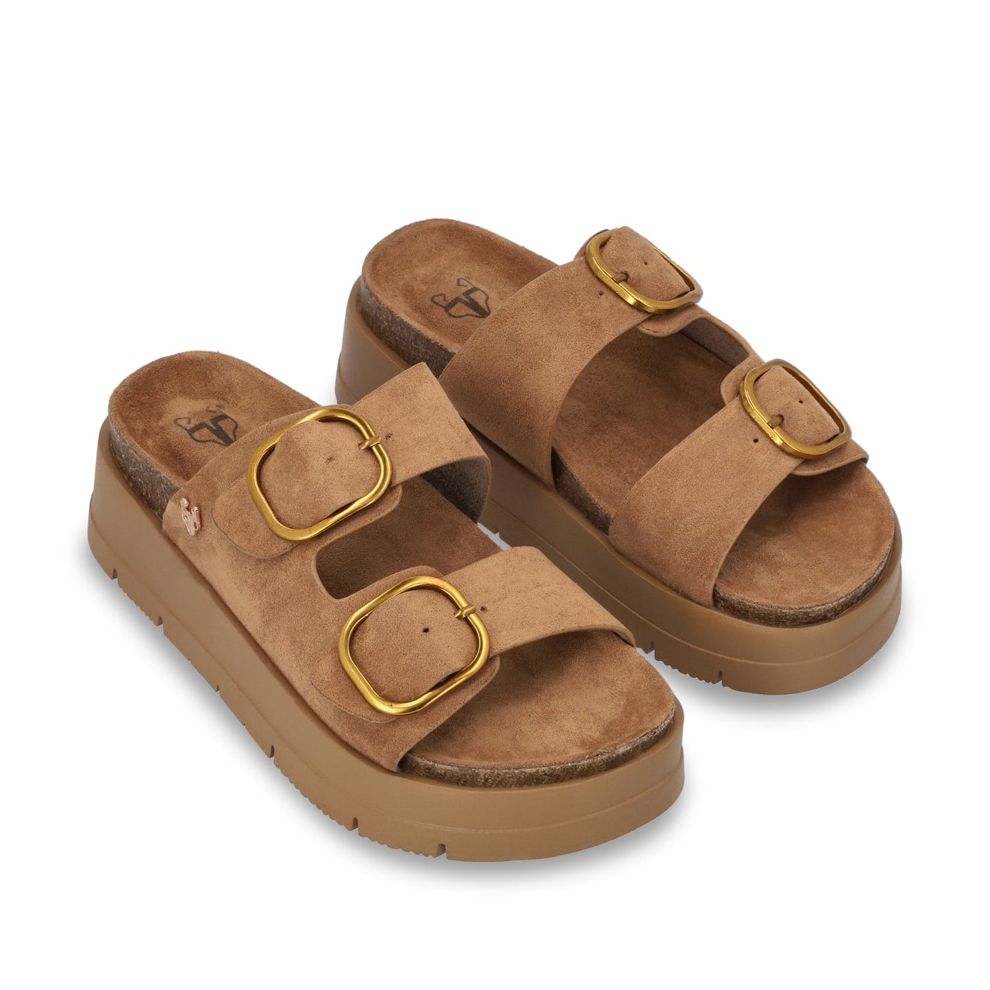 Sandalia Plataforma Café Mujer 55230 - Gotta Mexico