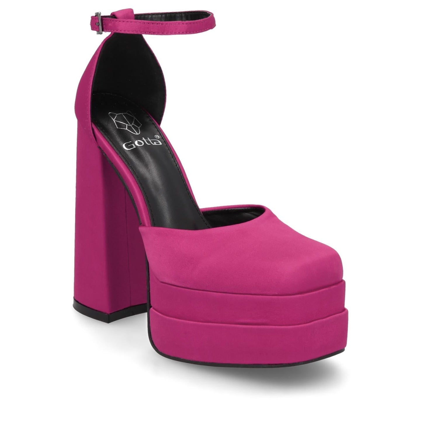 Sandalia Plataforma Fucsia Mujer 25910