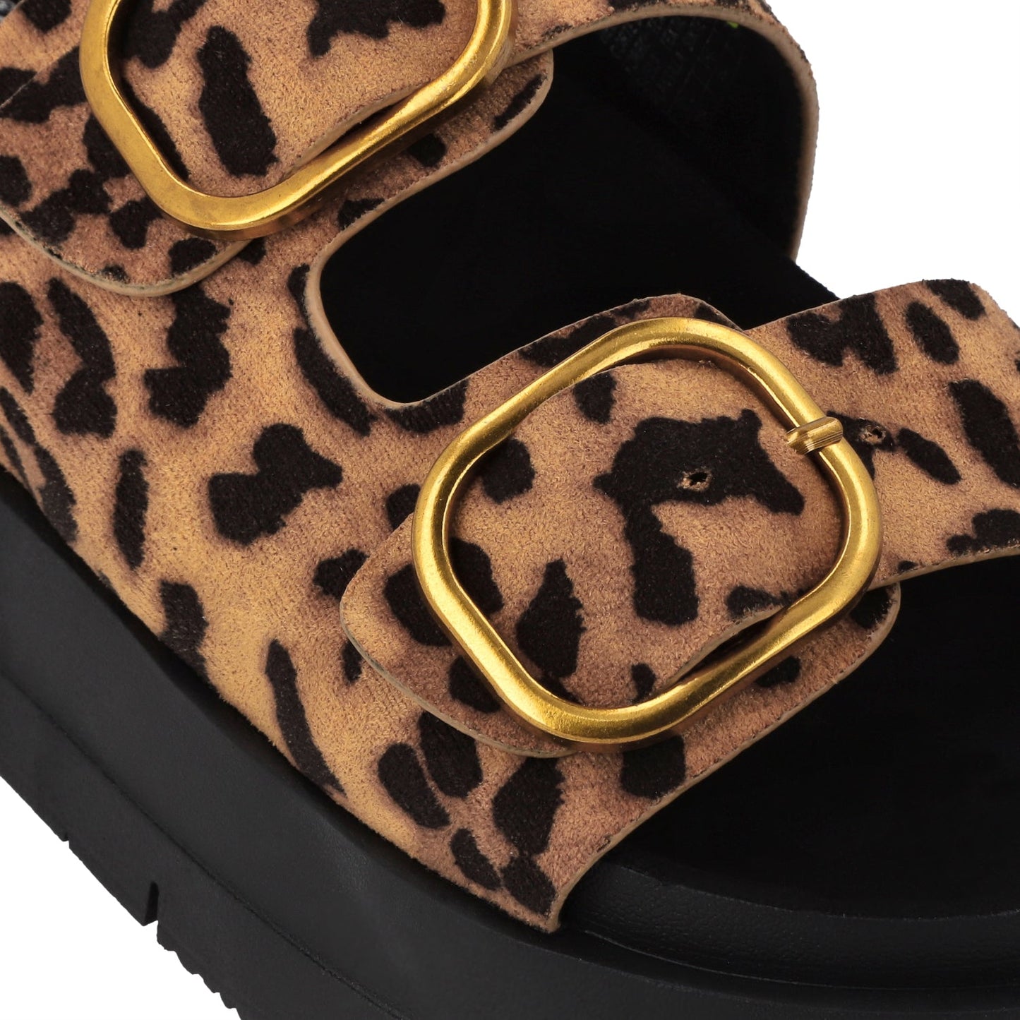 Sandalia Plataforma Leopardo Mujer 55230