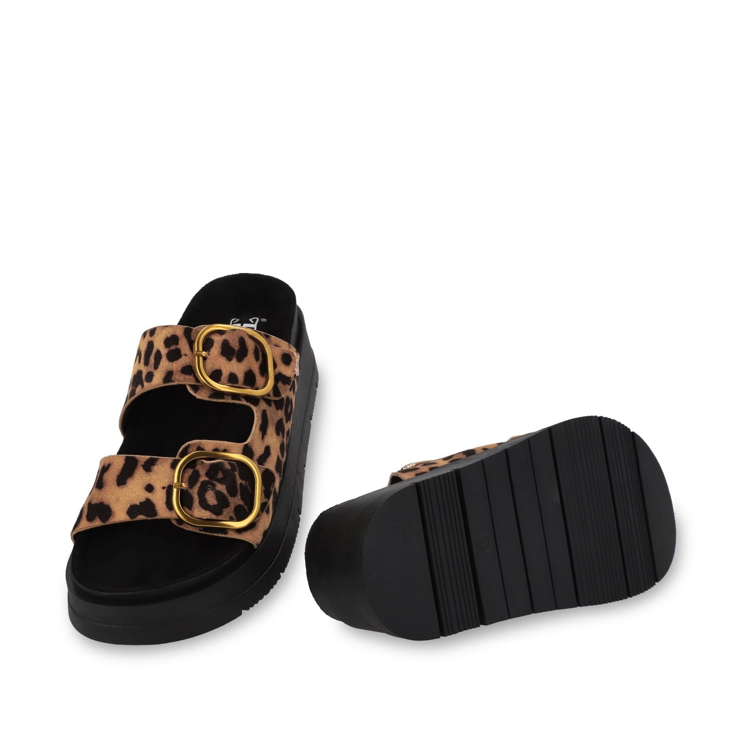 Sandalia Plataforma Leopardo Mujer 55230