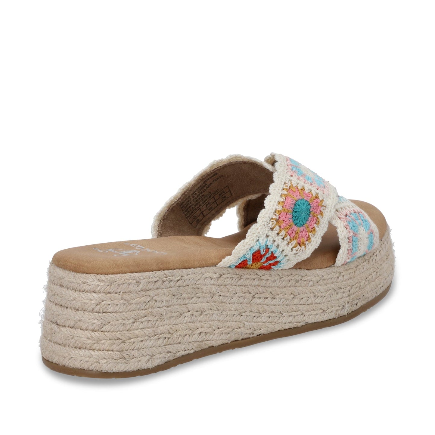 Sandalia Plataforma Multicolor Mujer 55970