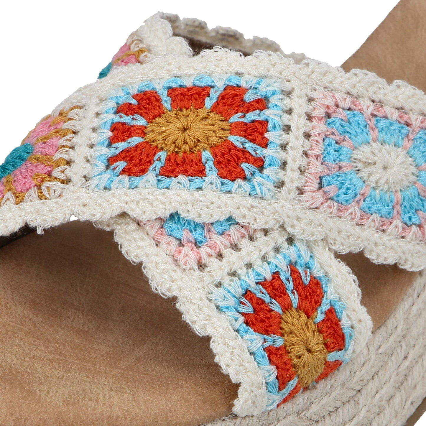 Sandalia Plataforma Multicolor Mujer 55970