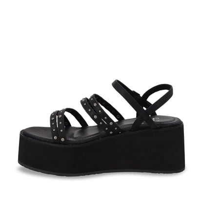 Sandalia Plataforma Negra Mujer 15629 - Gotta Mexico