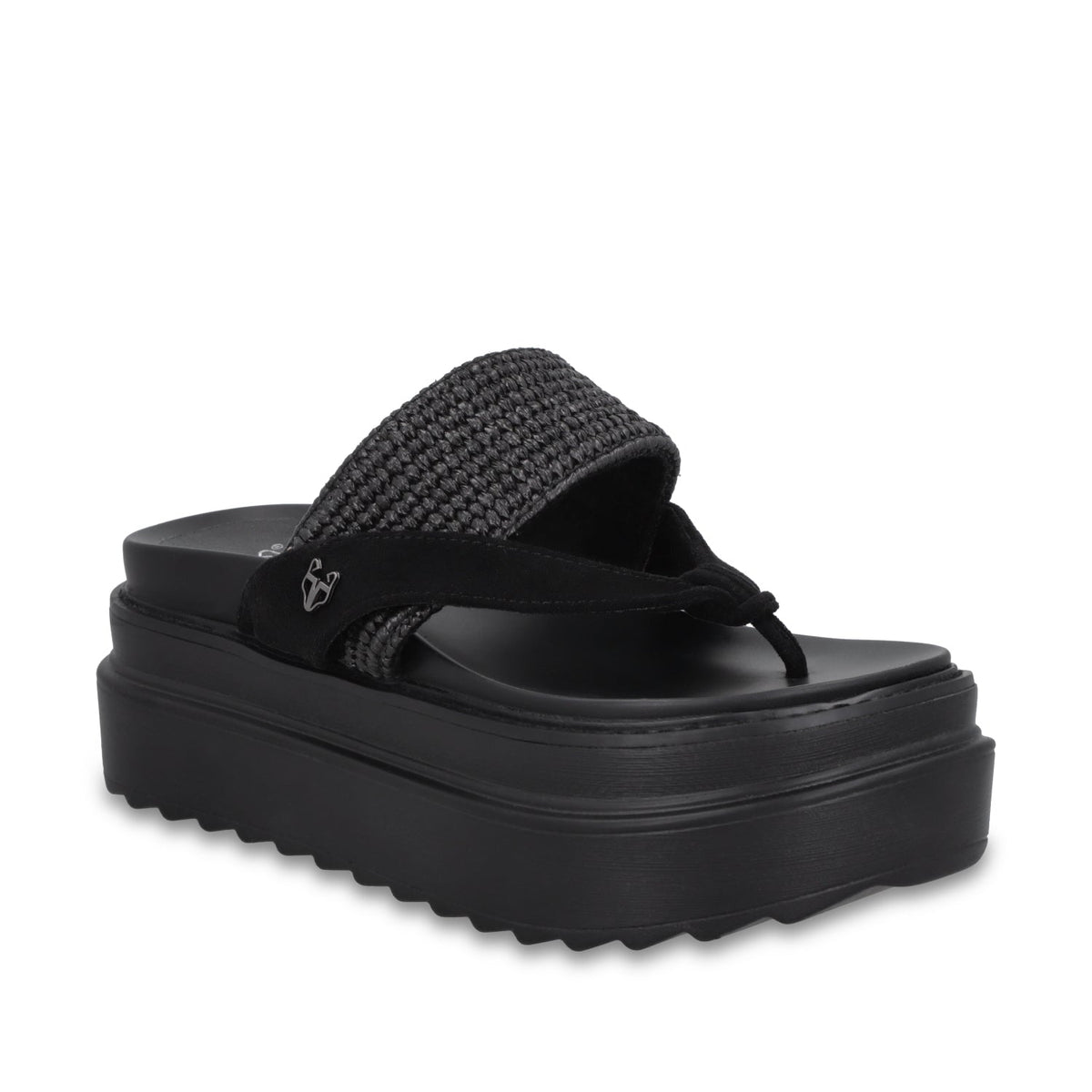 Sandalia Plataforma Negra Mujer 2523423 - Gotta Mexico